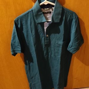 Men's polo teal blue M